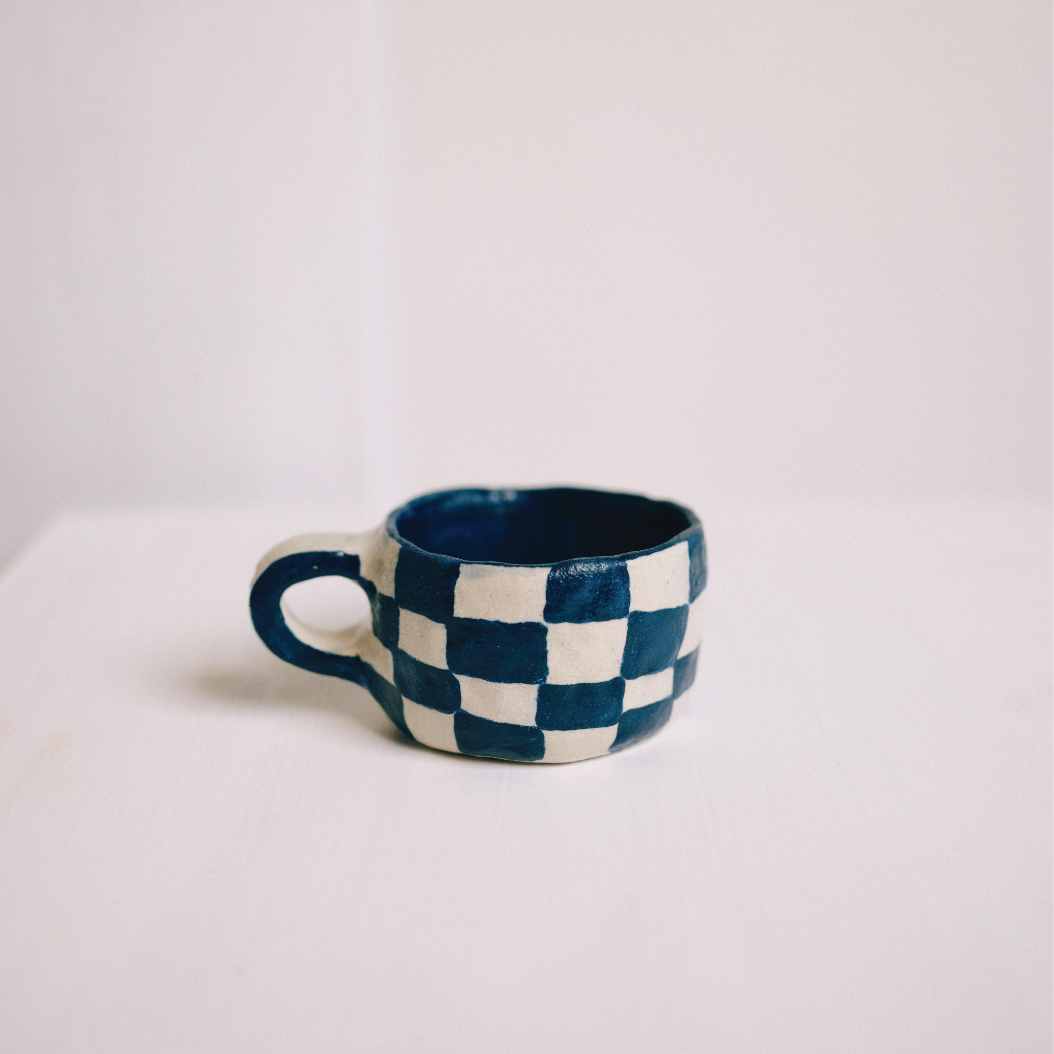 The Checkmate Mug in Blue